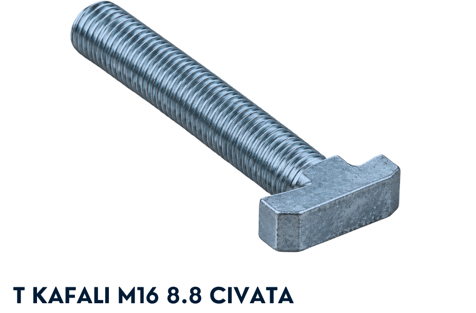 T Kafalı M16 8.8 Cıvata ürün görseli