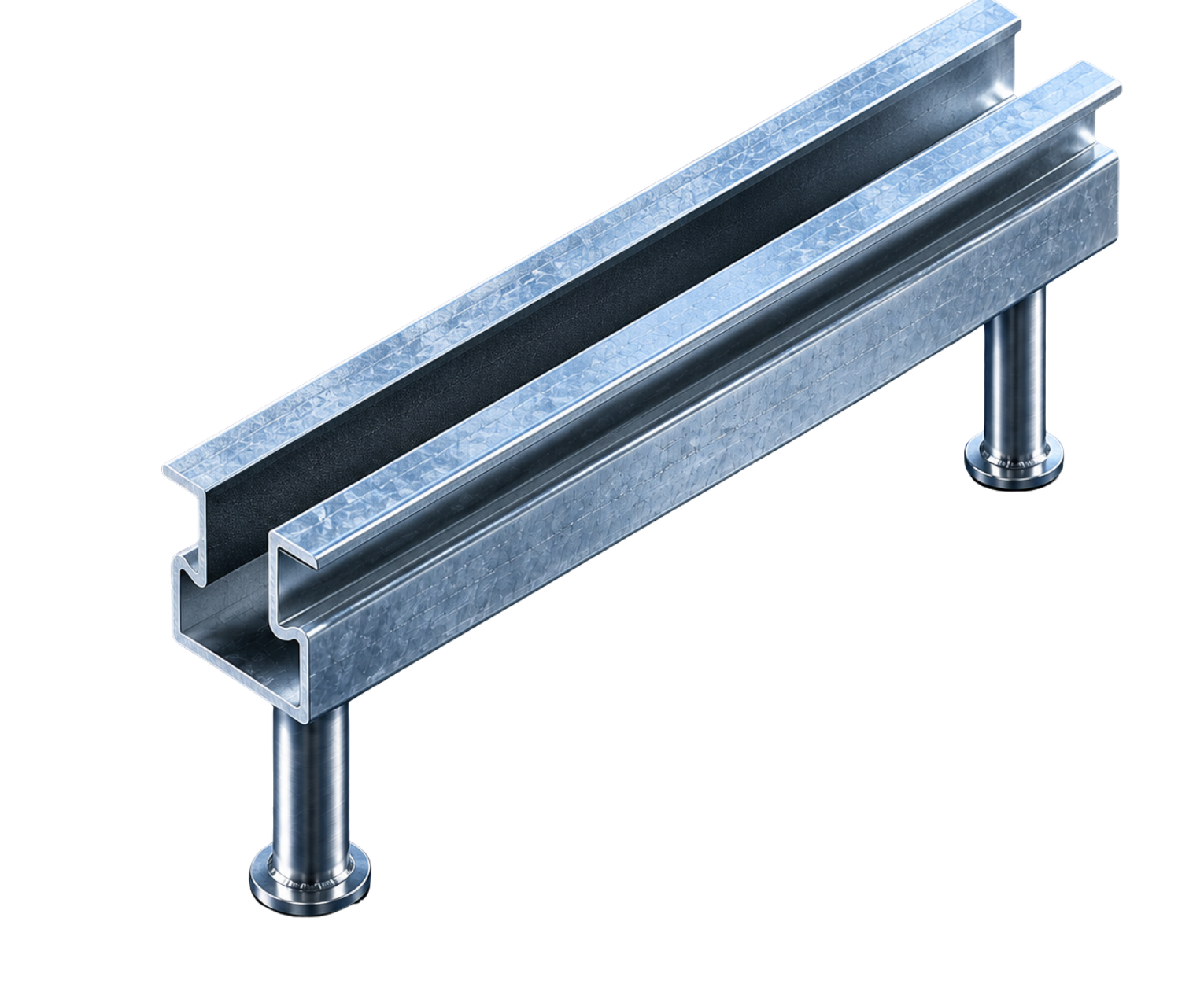 T Form 2×Stud Ankrajlı Cephe Kanalı ürün görseli